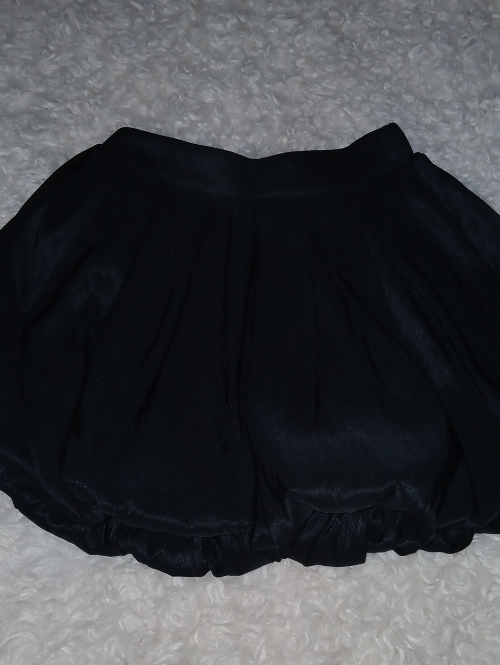 A New Day Black Elastic Bubble Skirt